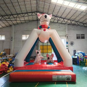 bullterrier avec obstacles