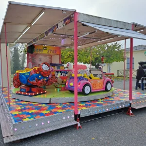 Petit Manège Forain - Enfants 2-8 ans Vintage