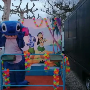 Mascotte Stitch - Extraterrestre Bleu