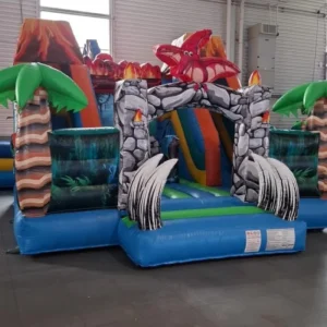 Parcours Gonflable Dinosaures - Parc Préhistoire