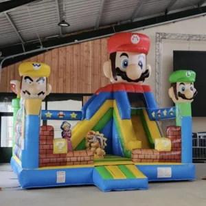 Location Château Gonflable Mario Bros - Combo Toboggan