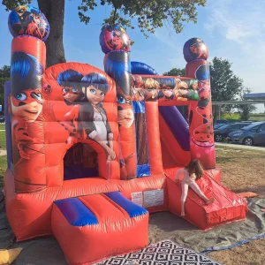 Château Gonflable Miraculous - Ladybug et Chat Noir