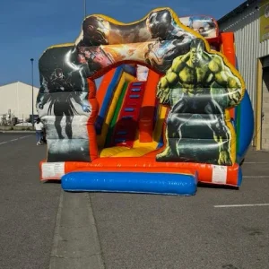 Toboggan Gonflable Marvel - Avengers Super-Héros